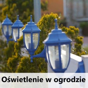 Oświetlenie w ogrodzie